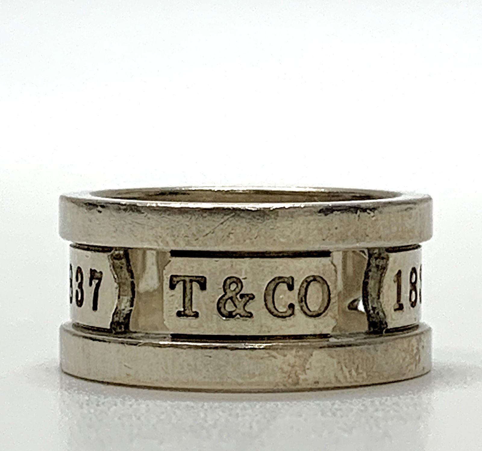 美品 ティファニー 1837 エレメント リング　11号 Tiffany&Co. ティファニー1837エレメントリングSv925 11号