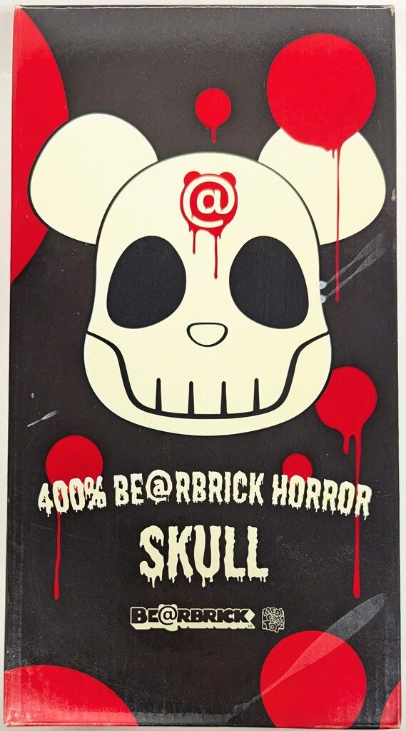 MEDICOMTOY BE@RBRICK HORROR SKULL 400%