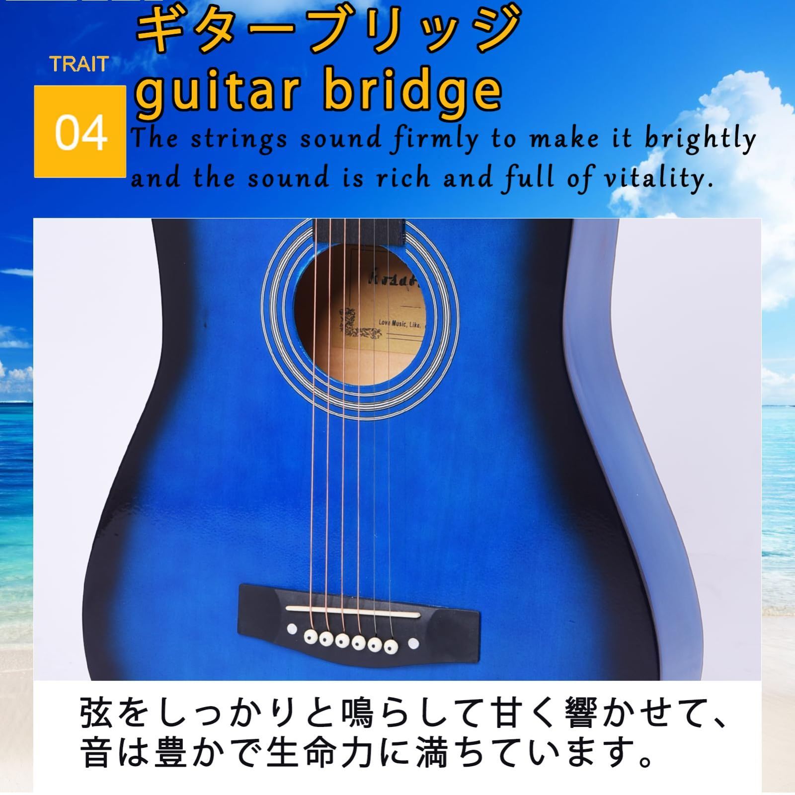 Aryari アコースティックギター 初心者セット 38インチ 22点セット 