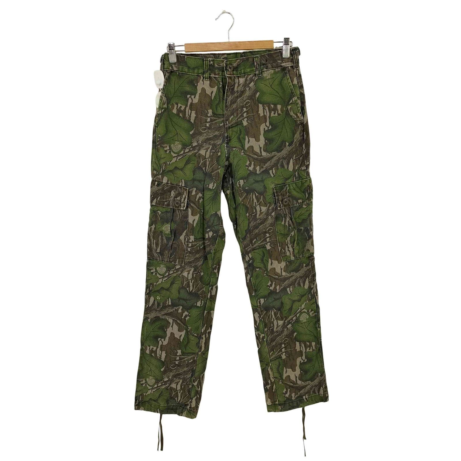 ユーズドフルギ USED古着 MOSSY OAK USA製 ツリーカモ ダック カーゴパンツ メンズ  XS