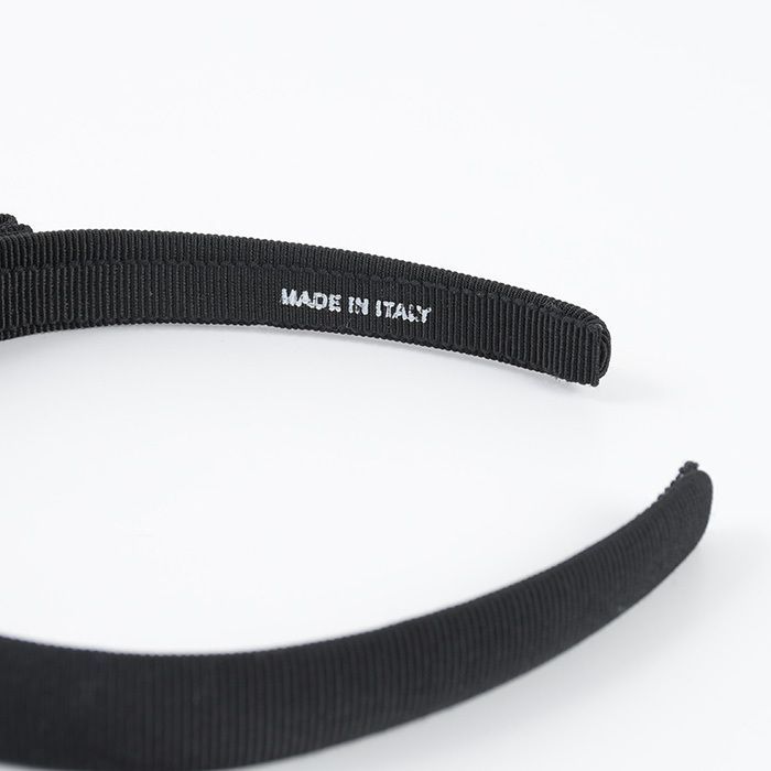 フェラガモ クリスタル ブラック カチューシャ Ferragamo ブラック