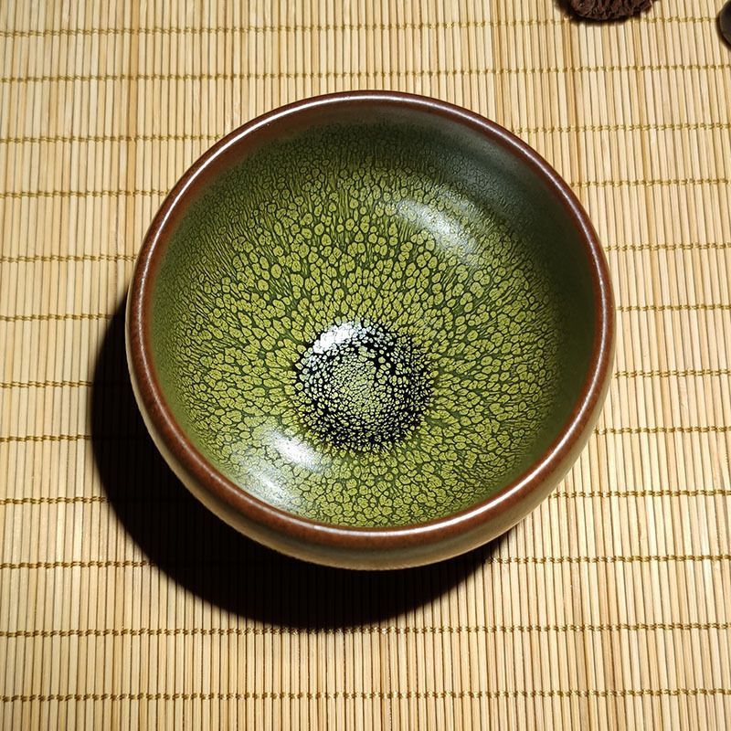 送料無料　時代物　古窯変天目碗 抹茶碗　煎茶道具 送料無料 時代物 古窯変天目碗 抹茶碗 煎茶道具