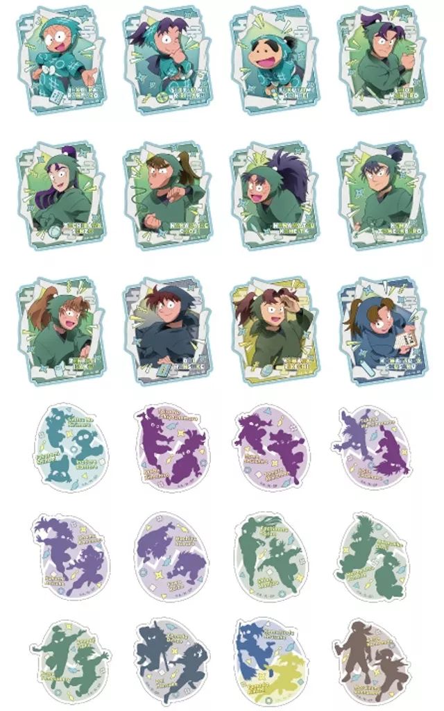 シール ステッカー 全24種セット 忍たま乱太郎 トラベルステッカー