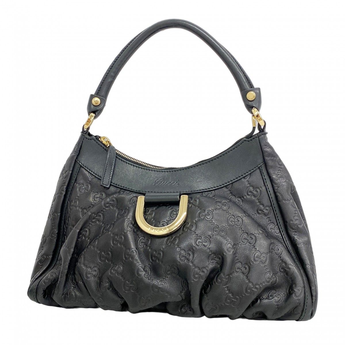 グッチ ワンショルダーバック 　シマレザー アビー ゴールド金具 GG柄 GUCCI グッチ グッチシマ ショルダーバッグ ワンショルダー GG柄