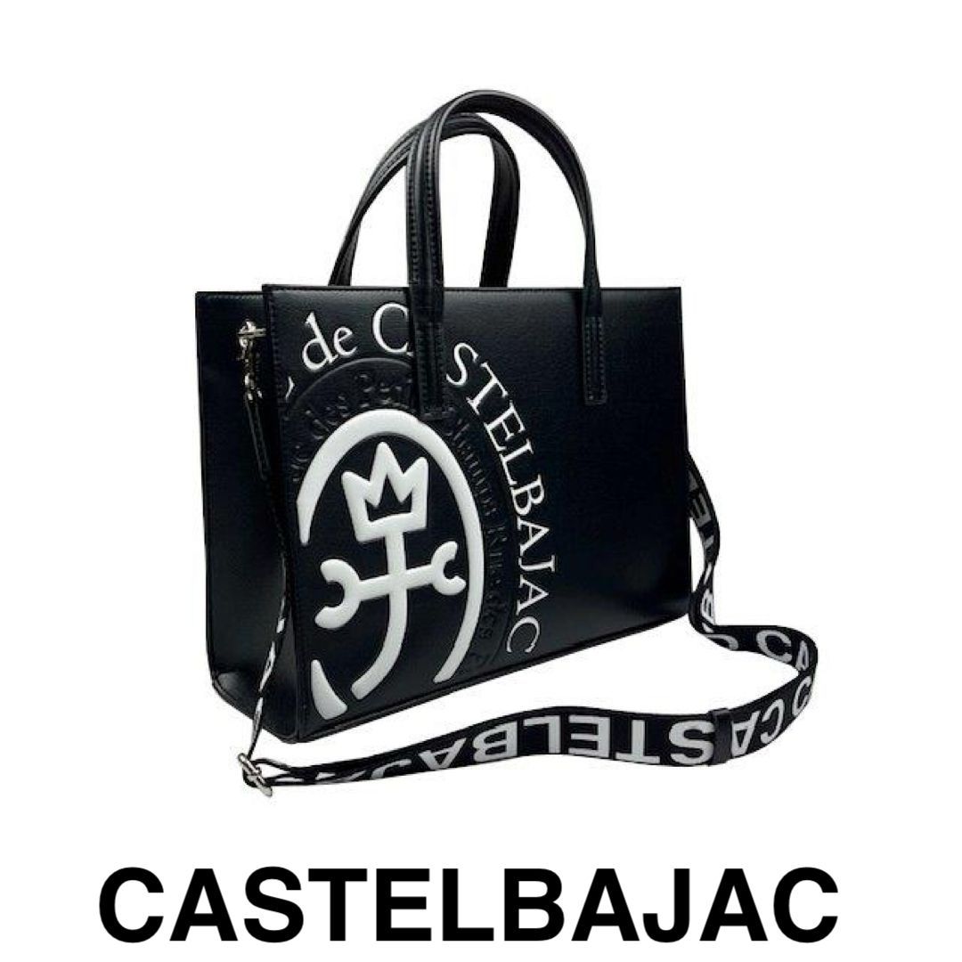 カステルバジャックCASTELBAJAC2WAYトートバッグ046712-1シロ