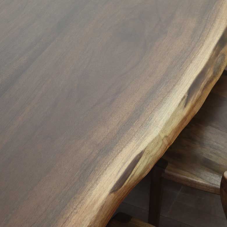 無垢 ダイニングテーブル ウォールナット 180cm 座卓 兼用 無垢 4人用