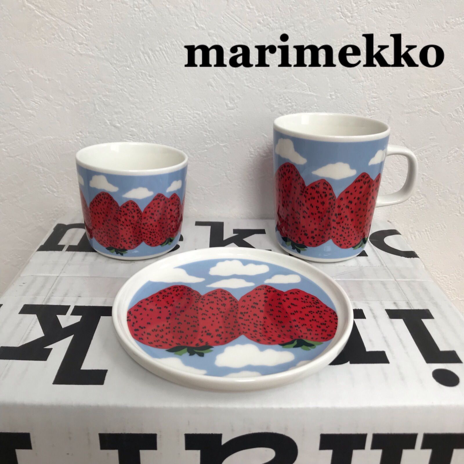 マリメッコ マンシッカヴォレット マグカップ·プレート·ラテマグ