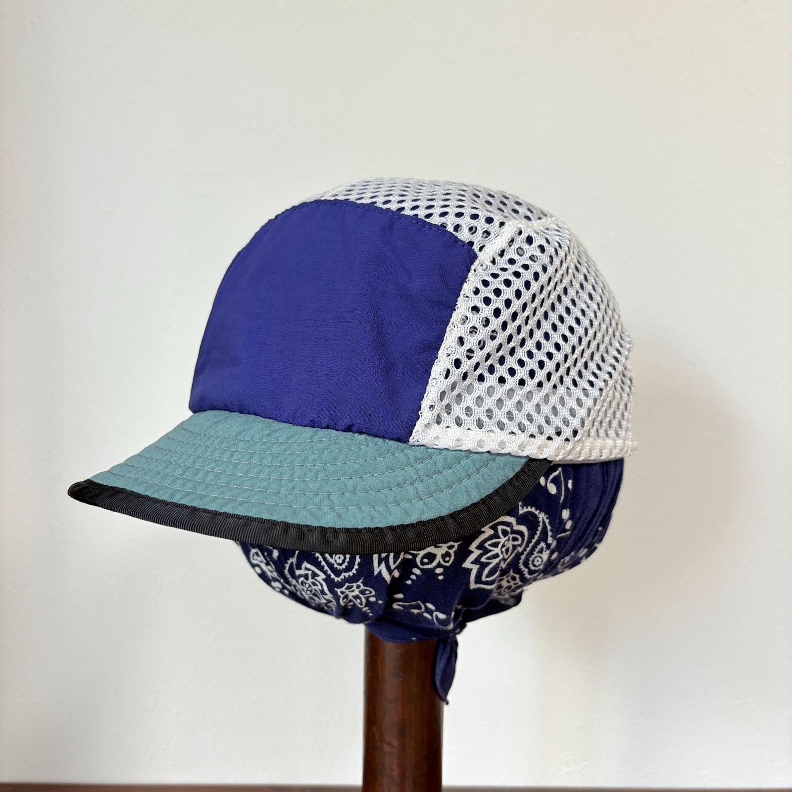 90s USA製 Patagonia Duckbill Cap 【 Blue × navy