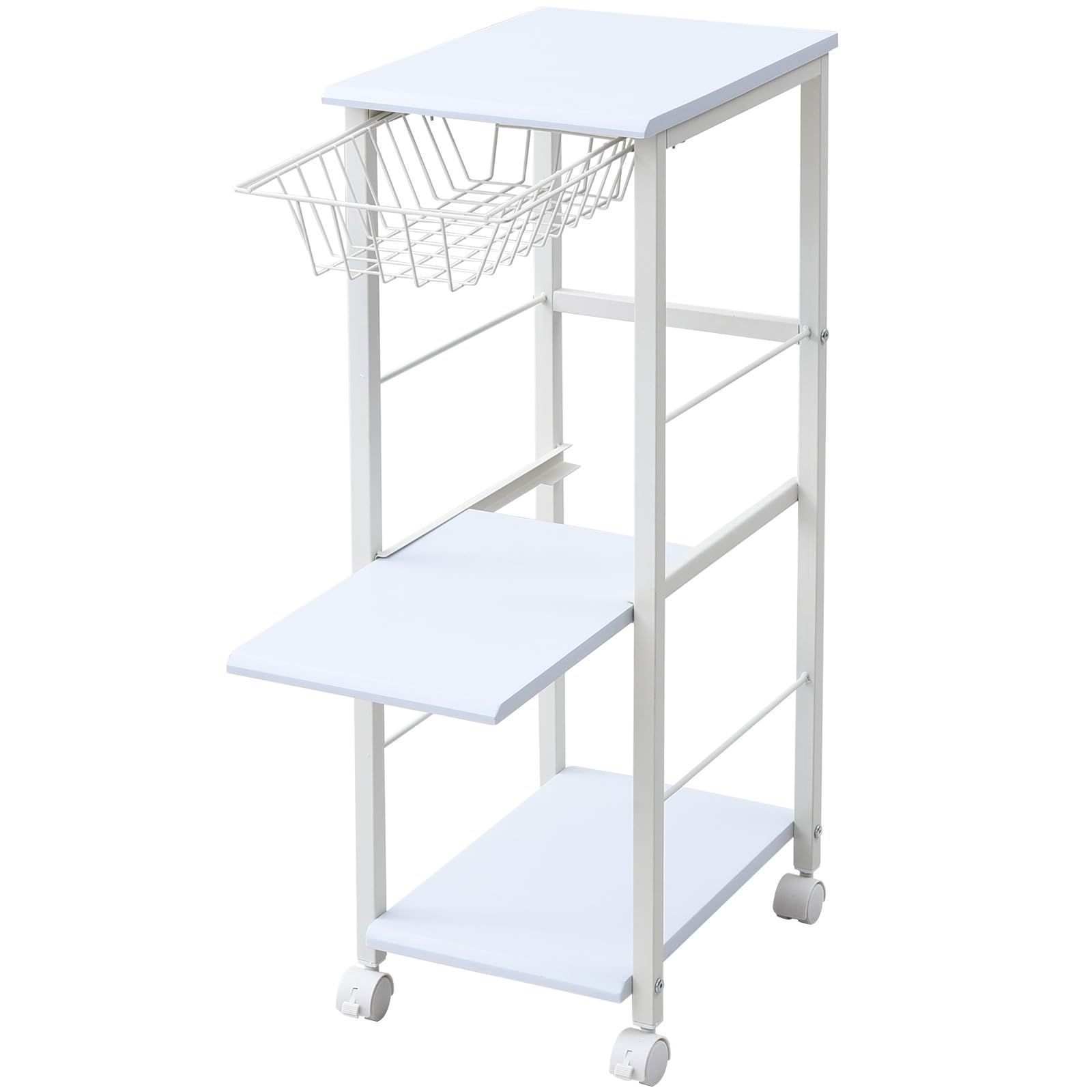 人気商品 キッチンストッカー 幅30×奥行42cm スリム ホワイト 山善 YAMAZEN KPB-2942 WH