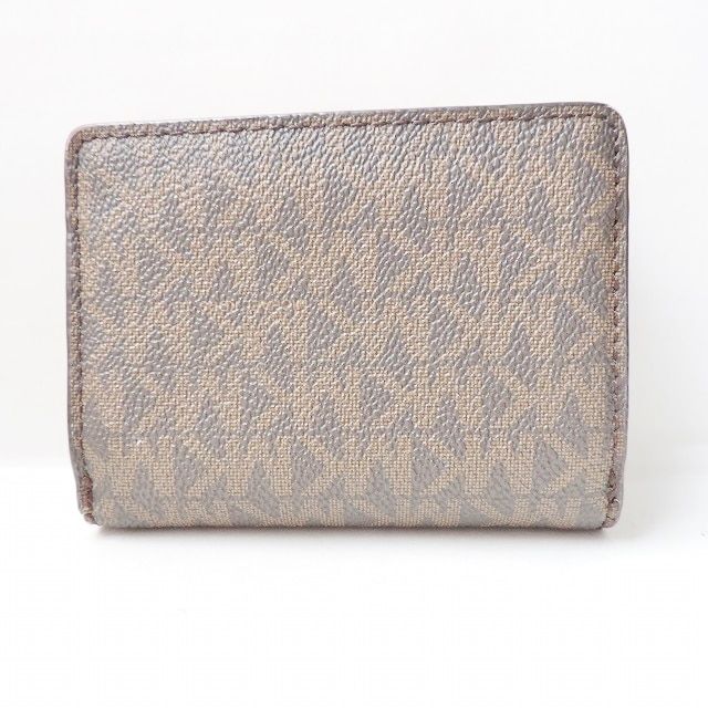 MICHAEL KORS(マイケルコース) 3つ折り財布 - ピンクベージュ×ダーク 