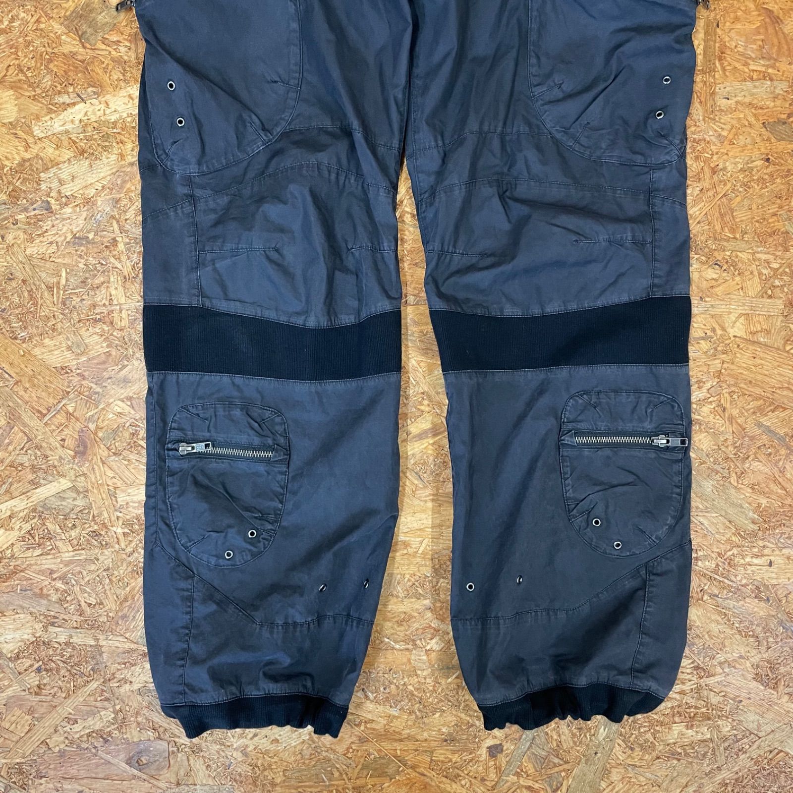 XLARGE ACTION CARGO PANTS 32 ブラック エクストララージ アクション 