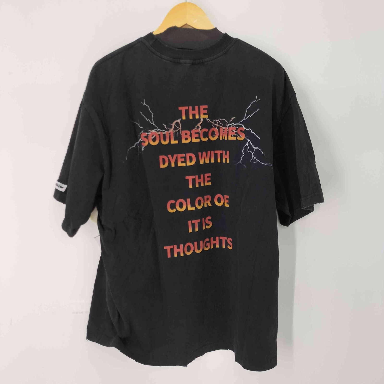 エージェム Agem BLACK AIR 両面プリント S/S Tシャツ メンズ JPN：L