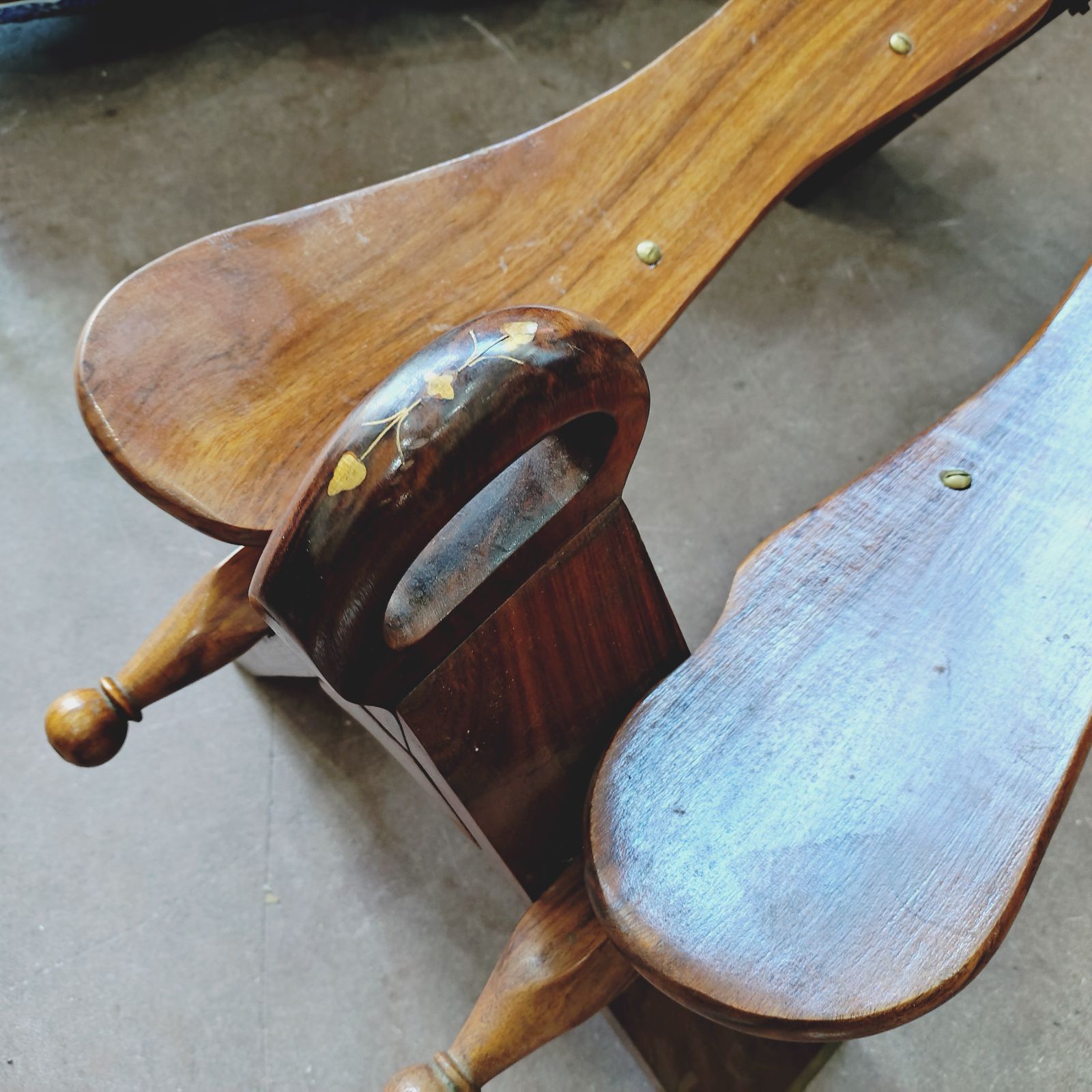 アンティーク 真鍮象嵌 鞍型 ラクダスツール オットマン 【公式通販】