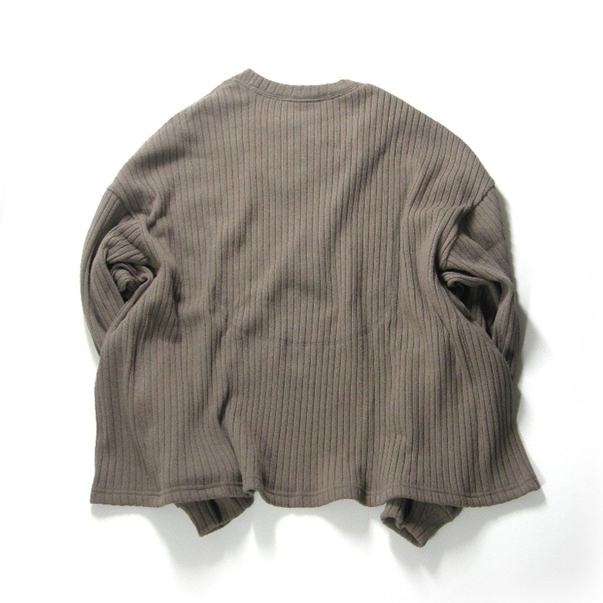 新品】 refomed ／ リフォメッド ロンT 日本製 コットン ニット リブ 
