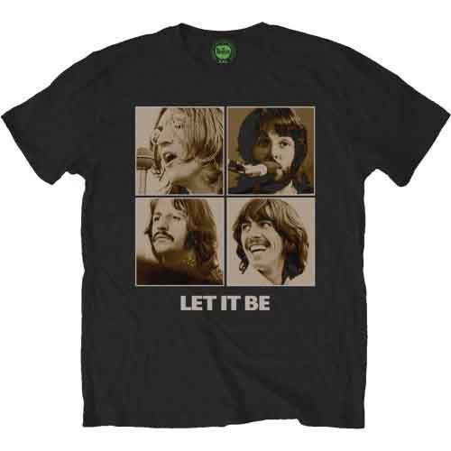 【公式新品】 THE BEATLES - LET IT BE SEPIA ザビートルズTシャツ