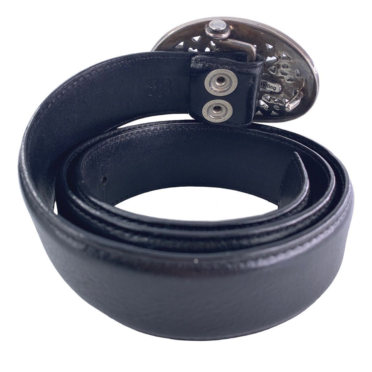 Chrome Hearts クロムハーツ 32インチ クラシックオーバル 中古】 CHROME HEARTS クロムハーツ メンズベルト クラシック