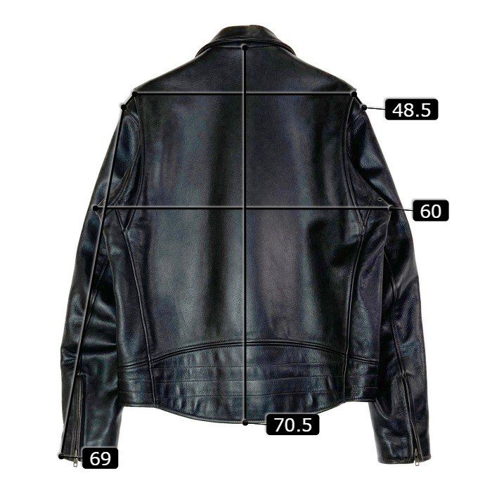 KADOYA K'S PRODUCT ブラックライダースジャケット 3L カドヤKADOYA K'S LEATHER ブラックレザージャケット 3L KADOYA