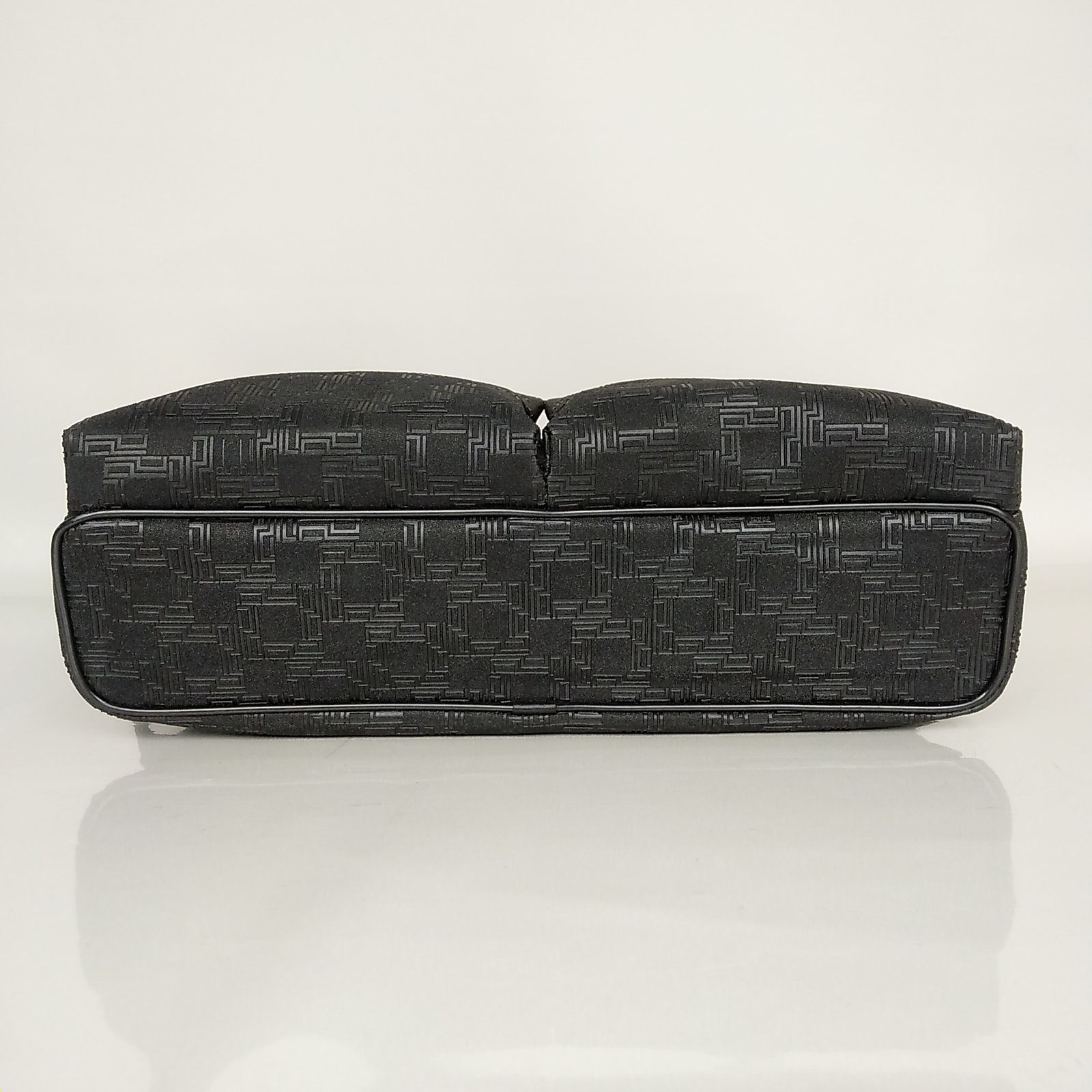 2501-38｜美品｜ダンヒル ショルダーバッグ PVC レザー ブラック 楽天