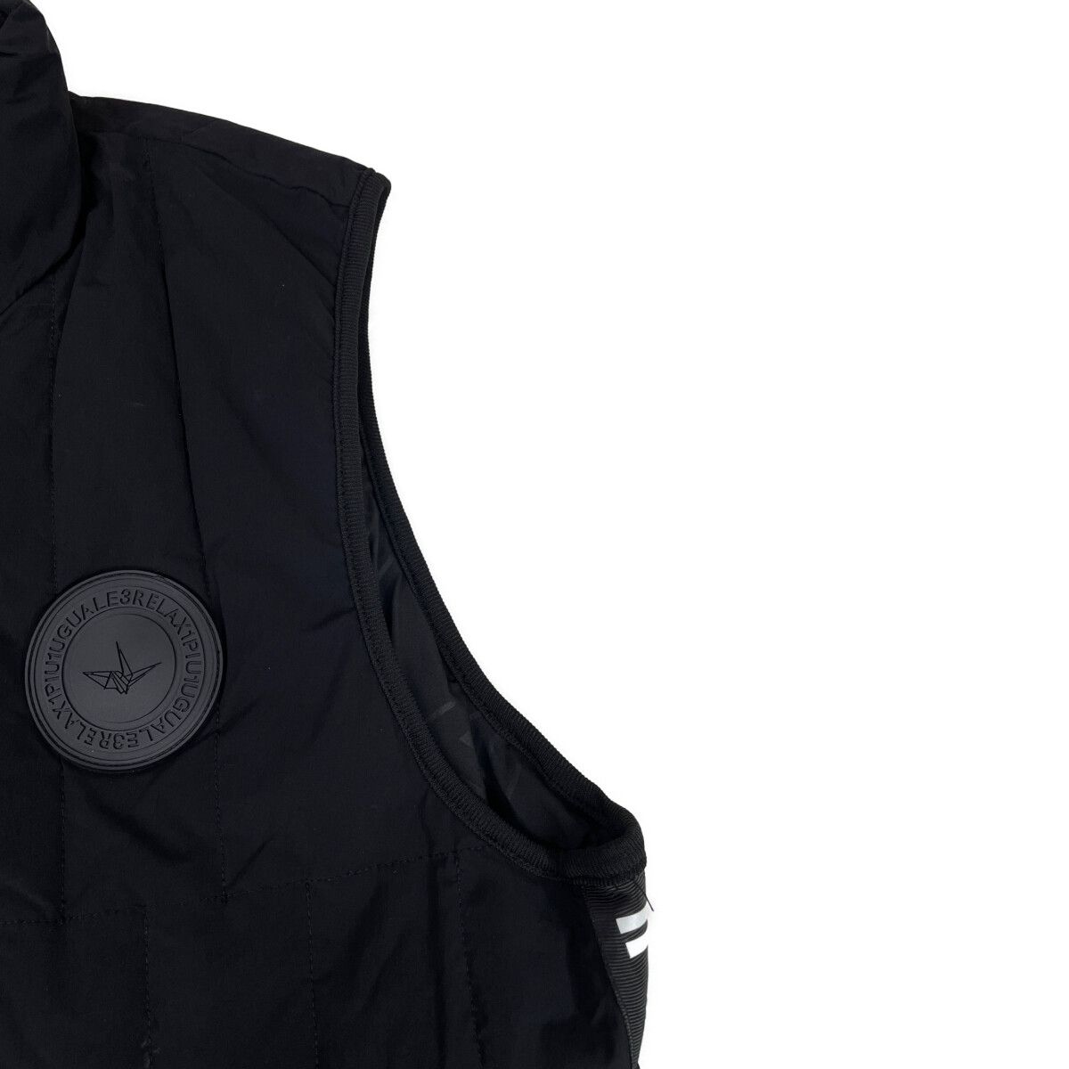 ダブルジップベスト×ロングパンツ