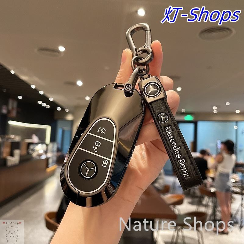 【新品未使用】メルセデスベンツ 鍵収納 キーカバー キーホルダー 滑り 傷 防止 合金製 タイプA/B/C #K07vff81