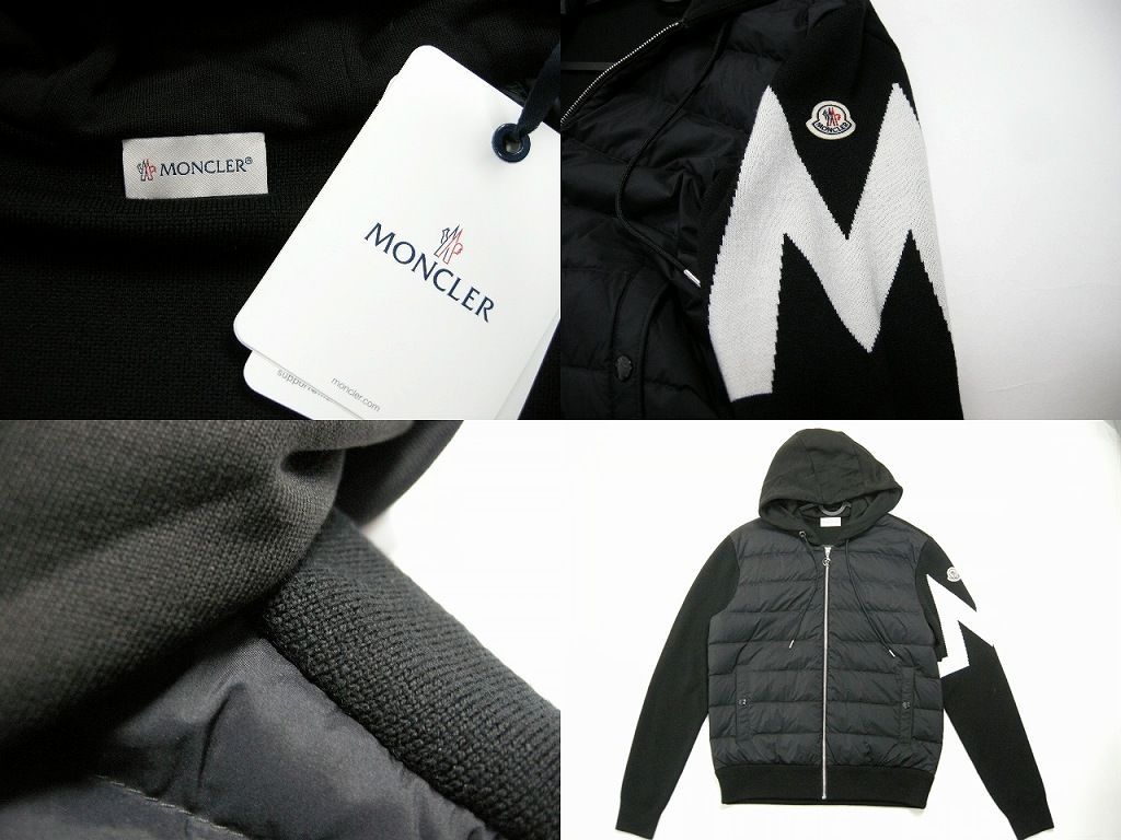 MONCLER モンクレール ニット切替 ダウンパーカー ブルゾン 2022 