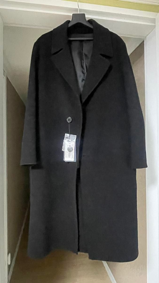 【雷市場（ポンジャン）商品韓国直送】マエストロ (明日) 黒 ローブコート