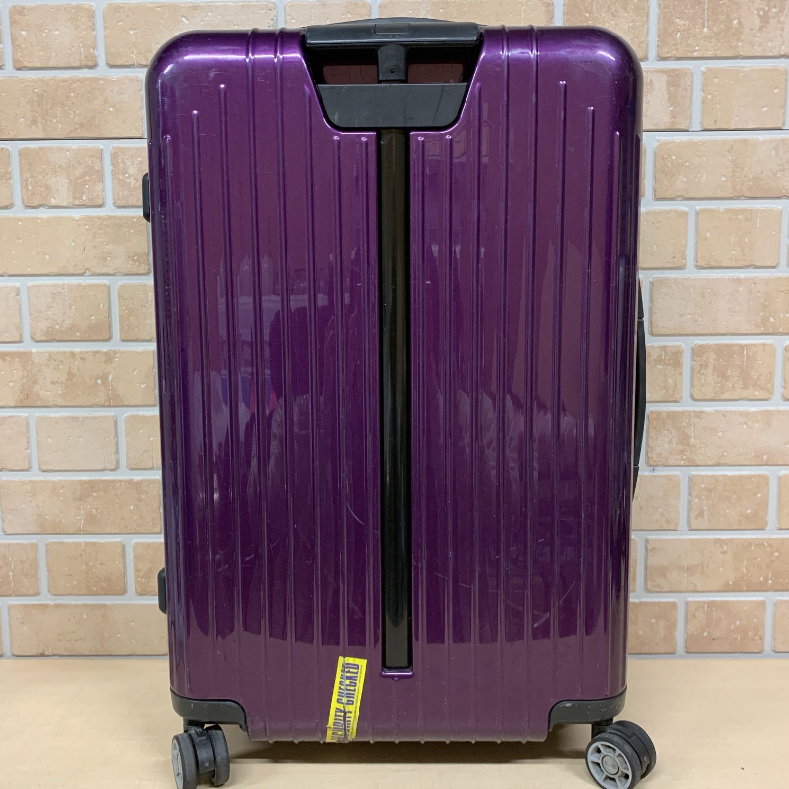 【ジャンク品】リモア　サルサエアー　パープル　スーツケーススーツケース容量61-80L