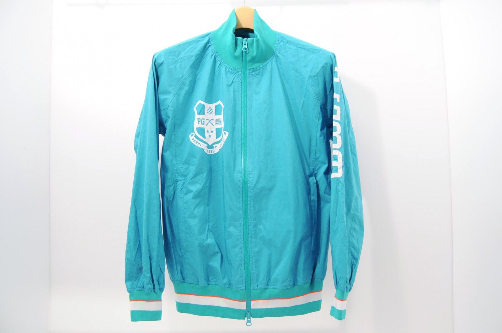 今ならほぼ即納！ レディース 中古 パーリーゲイツ 青 0(S) ブルゾン GATES PEARLY ジャンパー、ジャケット