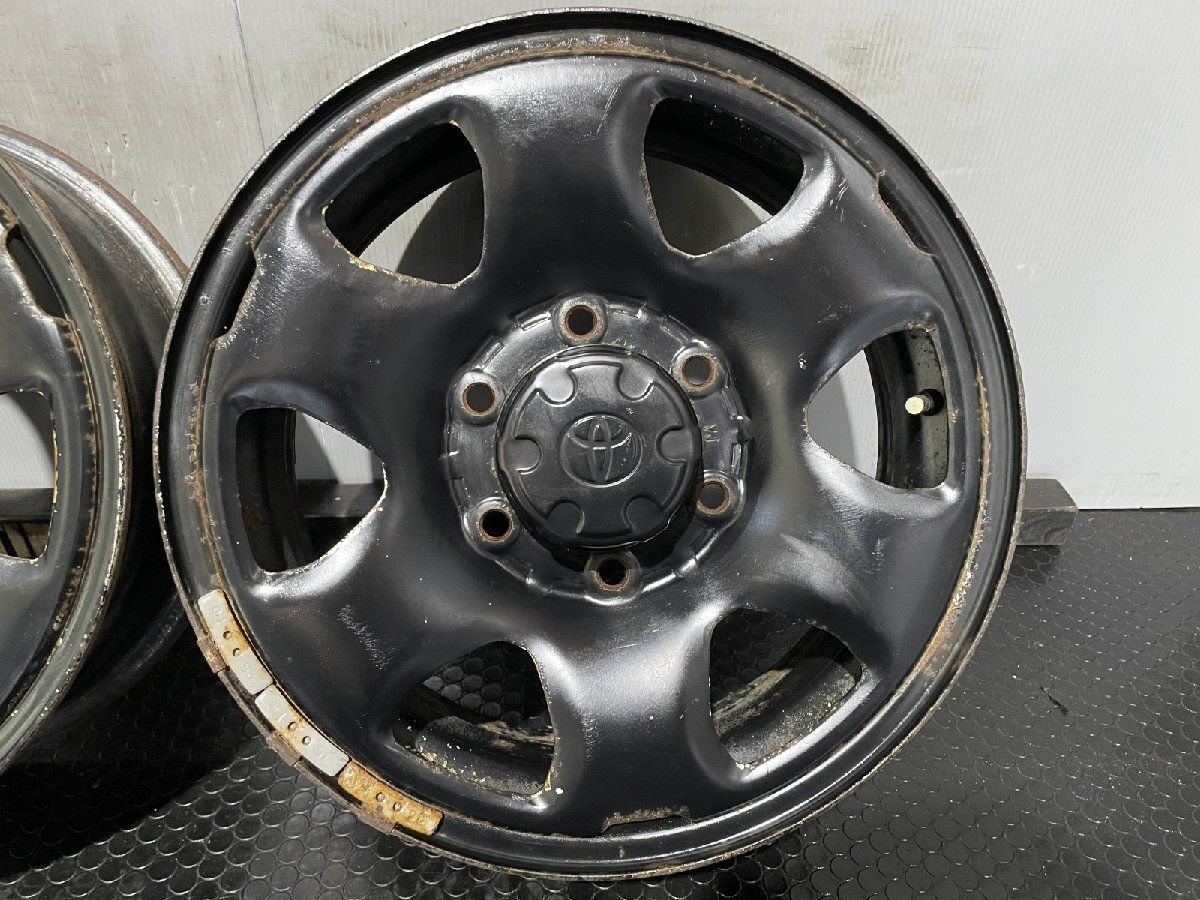 希少】トヨタ 185系ハイラックスサーフ 純正ホイール 純正スチール 