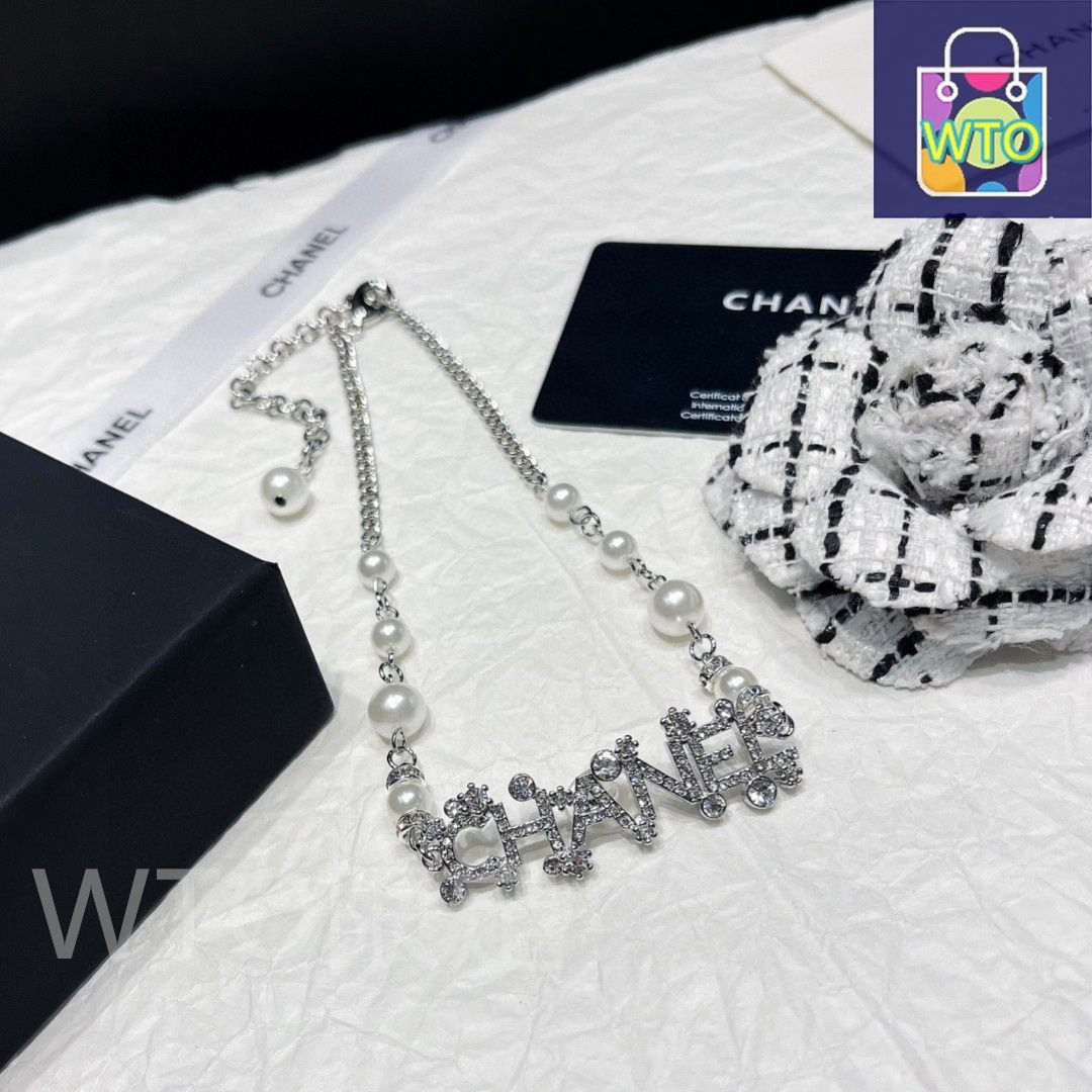 今日特価】CHANEL ヴィンテージ アルファベットネックレス 送料