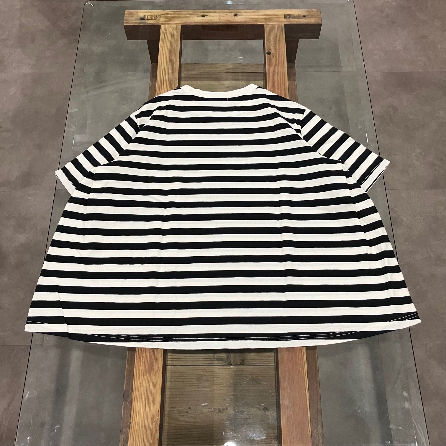 繁子☆新品☆maillot border  flair long-T 黒 繁子☆新品☆maillot border flair long-T 黒 maillot マイヨ