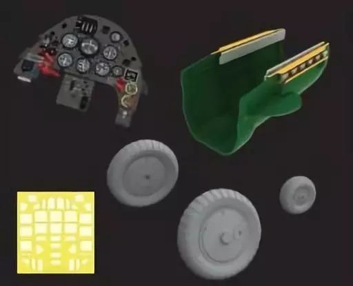 プラモデル　1/32 Bf109G-4 ルックプラス 計器盤 w/パーツセット レベル用 「LookPlusシリーズ」 ディティールアップパーツ [EDU634032] 中古】プラモデル 1/32 Bf109G-4 ルックプラス 計器盤 w