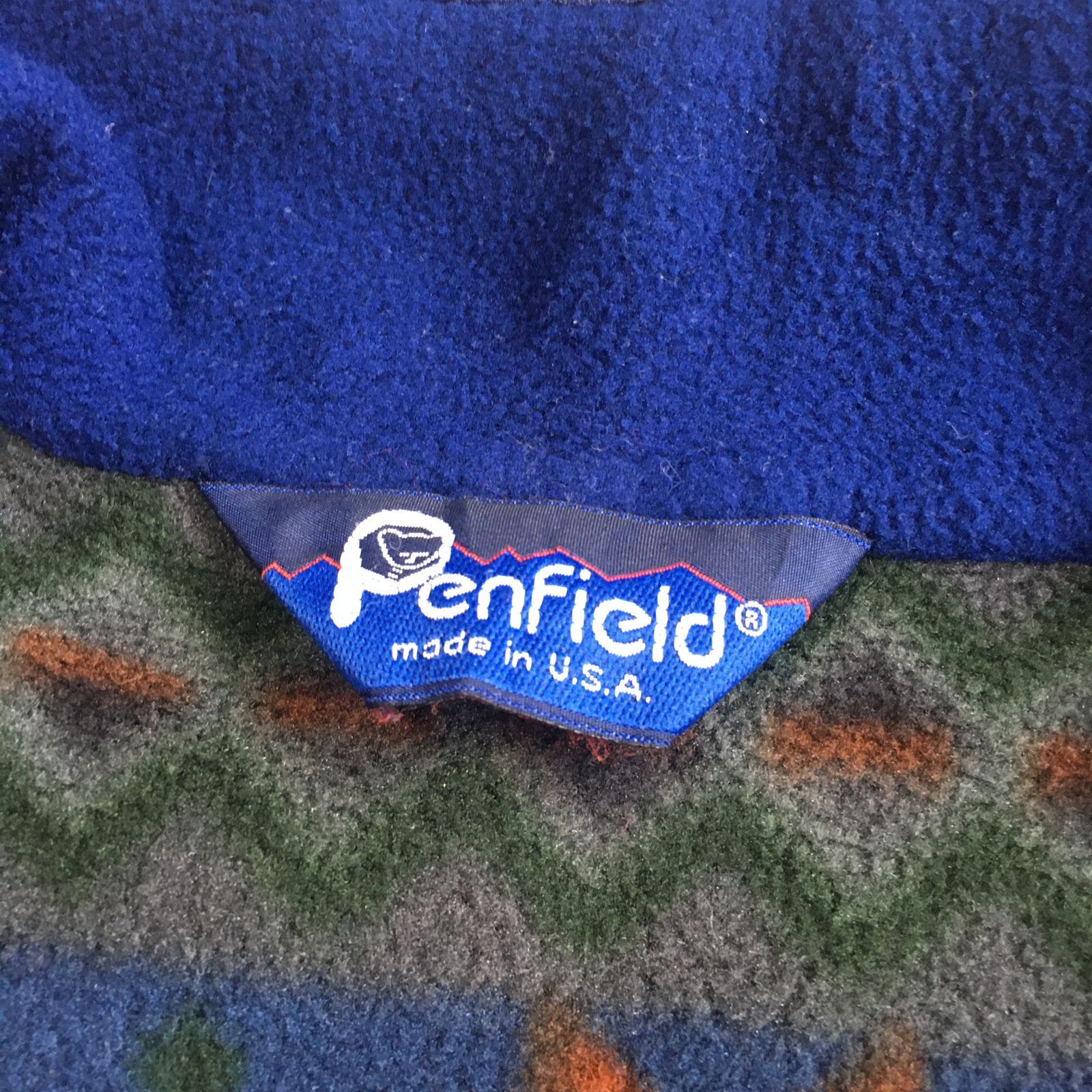 90s USA製 PenField Nordic pattern Halfzip fleece ”POLARTEC” ペンフィールド ノルディック柄 ハーフジップ フリース ”ポーラテック”