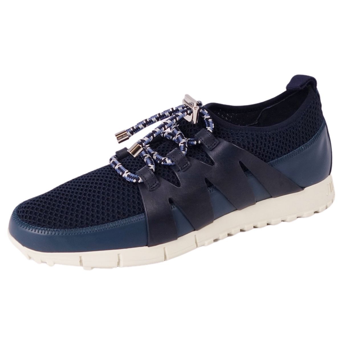 未使用 ジミーチュウ JIMMY CHOO スニーカー ローカット メッシュ レ