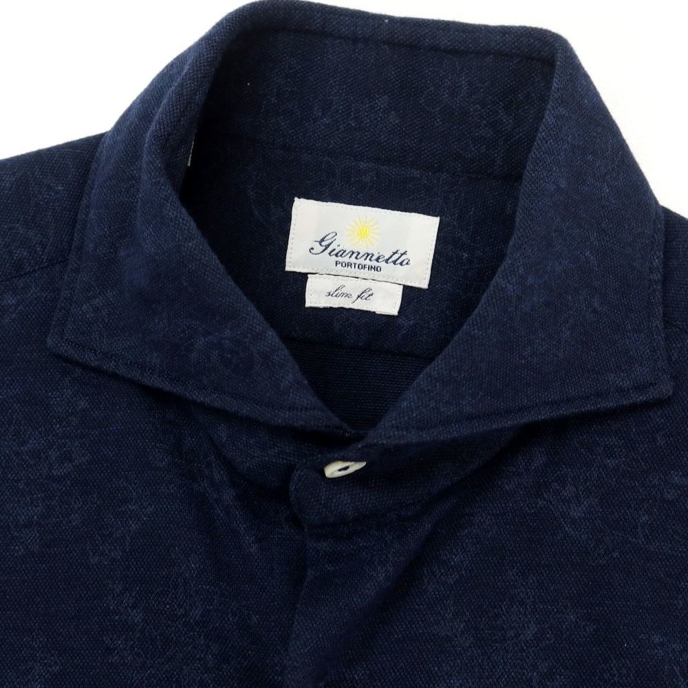 中古】ジャンネット giannetto フラワープリント ジャージーコットン 