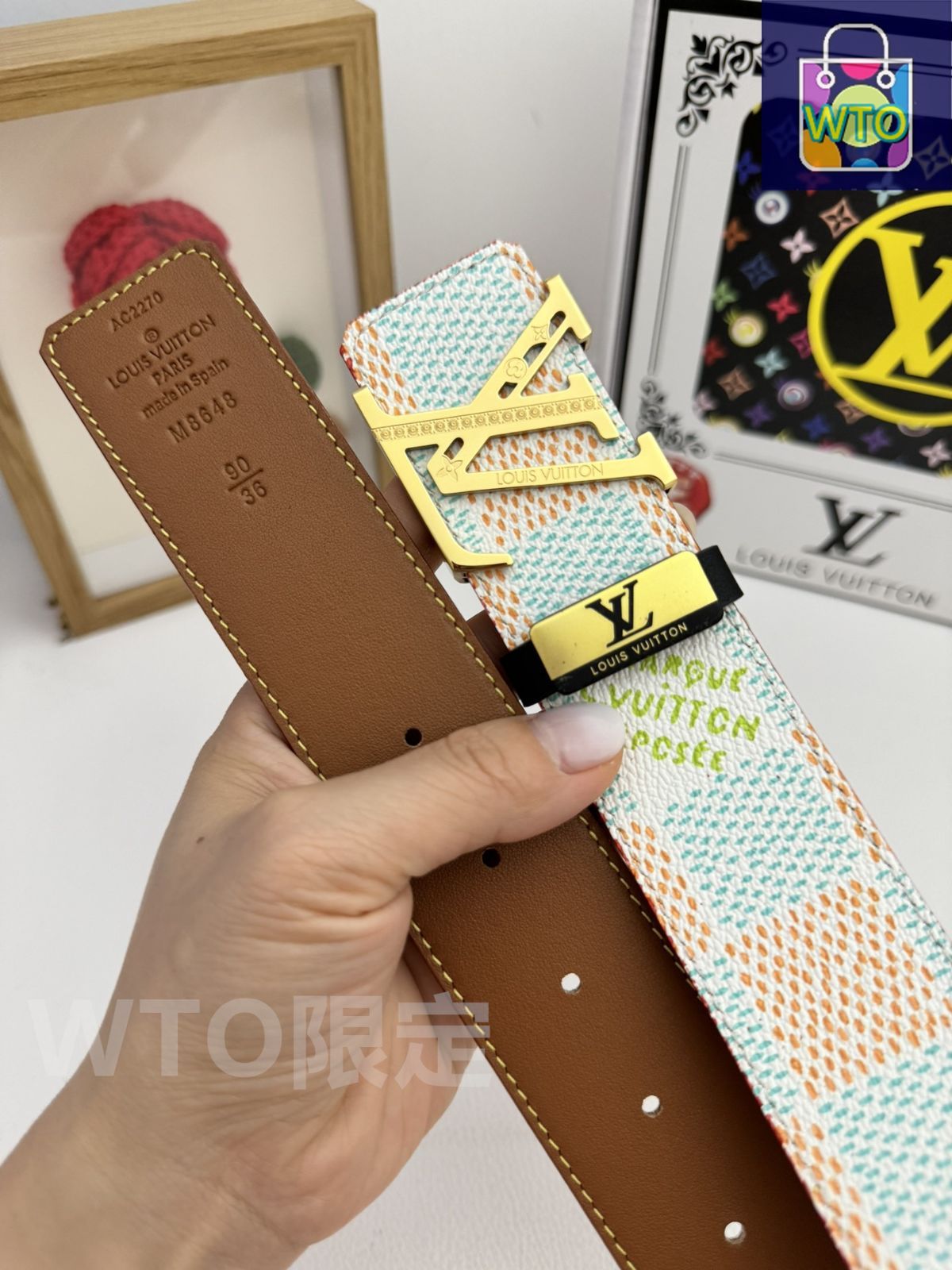 ルイ・ヴィトン モノグラム ベルト リバーシブル ベルト・プリティー