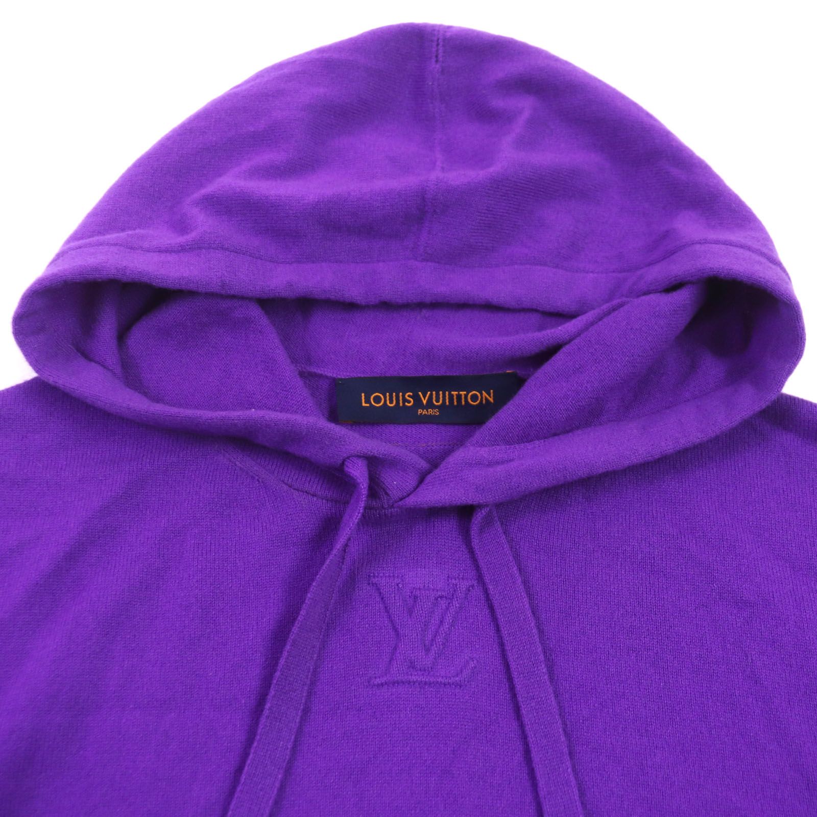 美品▽LOUIS VUITTON ルイヴィトン 22SS LVエンボス カシミヤ シルク 