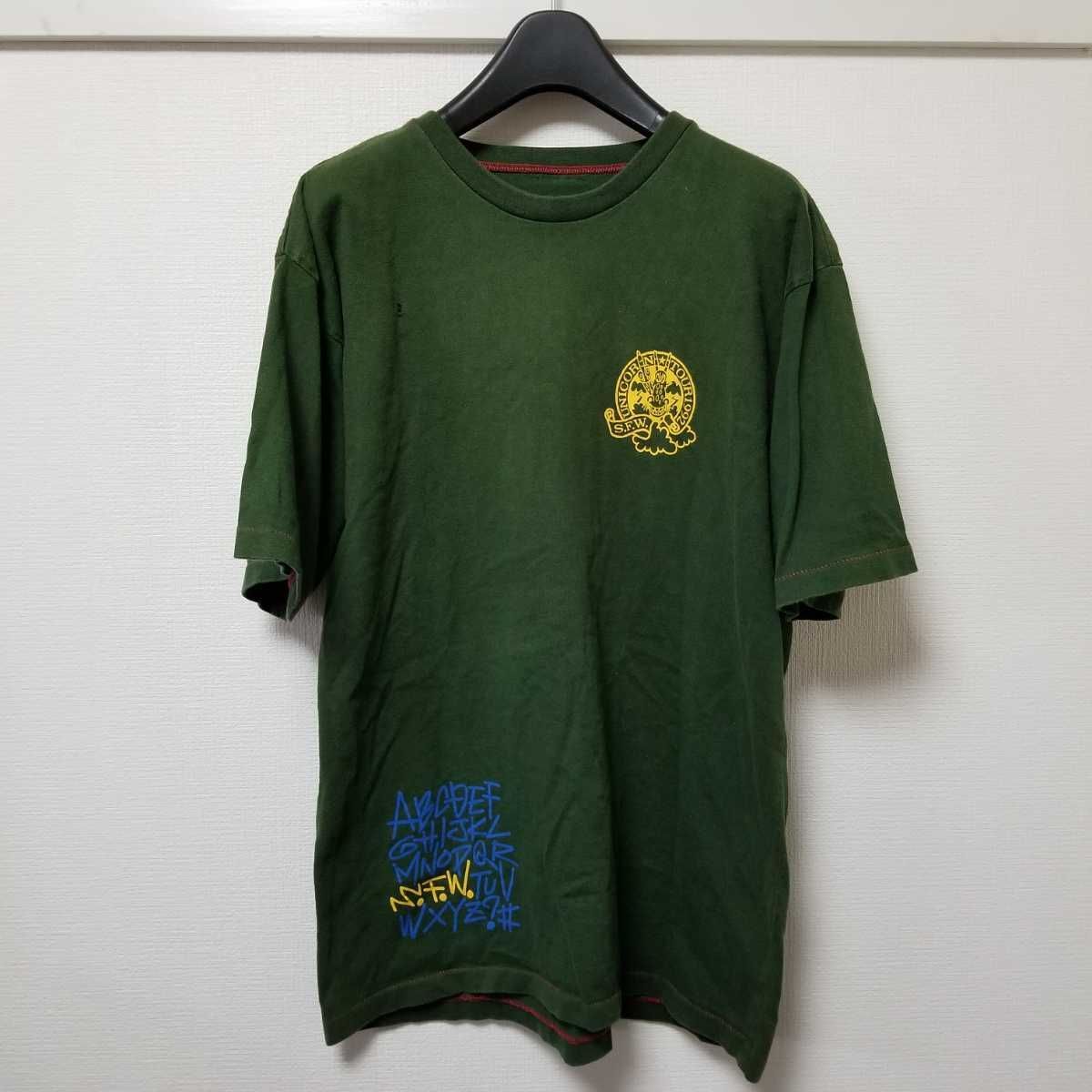 ユニコーン 1992年 ツアー SFW SO FUCKING WHAT Tシャツ 緑 L