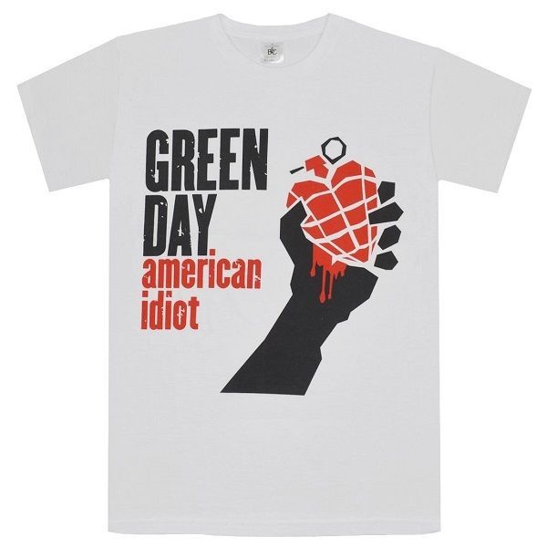 GREEN DAY グリーンデイ American Idiot Tシャツ WHITE
