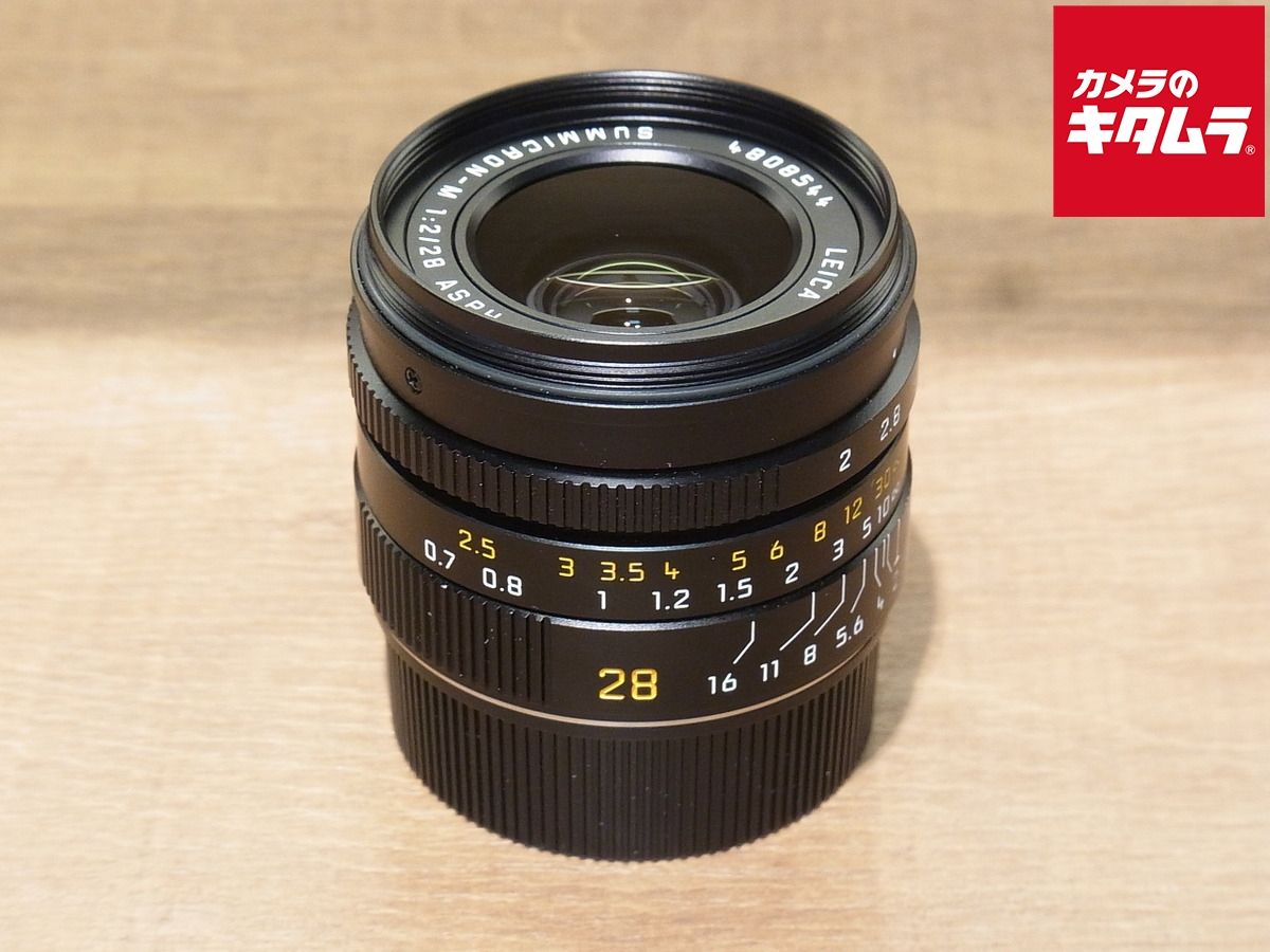 他の方専用です 中古】 【美品】 ライカ ズミクロン M f2/28mm ASPH. ブラック 中古