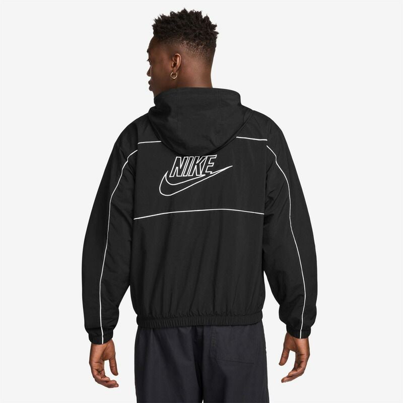 ナイキ ウィンドブレーカー メンズ NIKE クラブ アスリート フーディ ジャケット スポーツウェア アウター 男性 ウィンドジャケット スポーティ パーカージャケット ウインドブレイカー ジャンバー ナイロン 上着 HJ2013-010