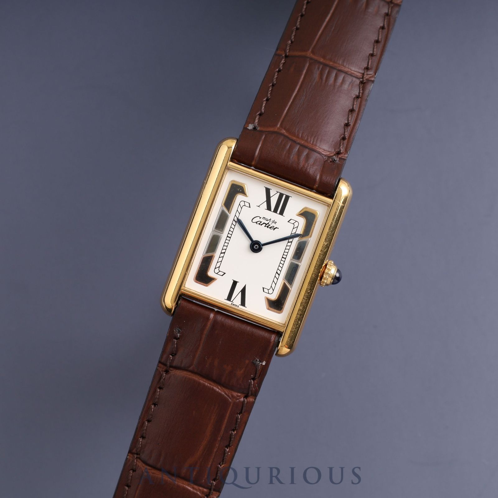 日本超特価 Cartier 590005 マストタンク LM 925 ヴェルメイユ 金 QZ