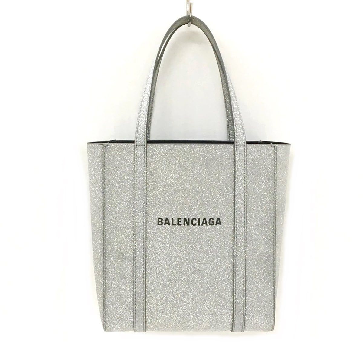 BALENCIAGA(バレンシアガ) トートバッグ美品 エブリデイトートXXS 551815 シルバー - メルカリ