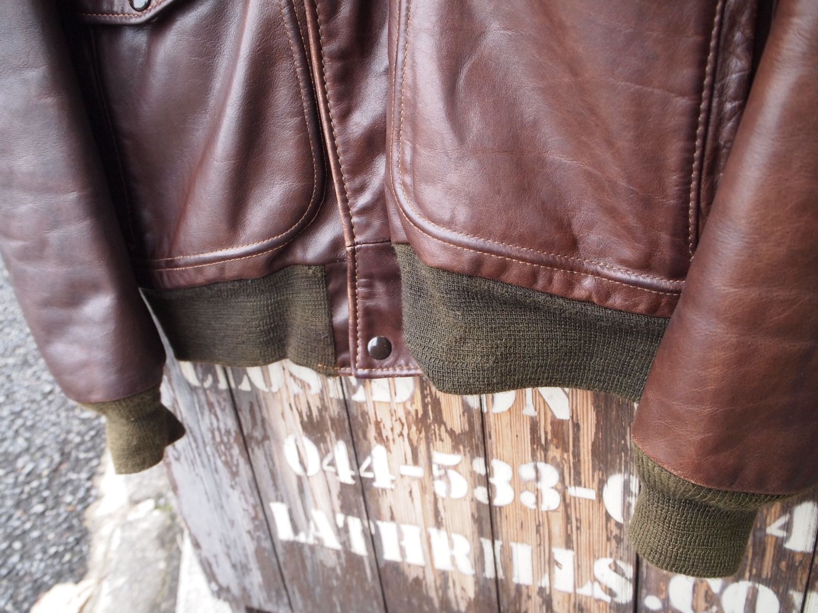 70s Vintage Schott A-2 Leather Jacket ショット ビンテージ フライト