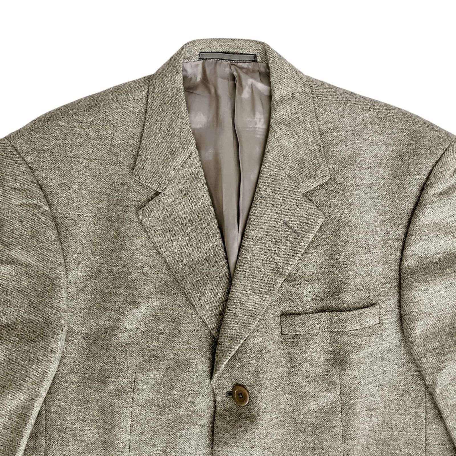 ベルサーチ クラシック セットアップ ダブル グレー サイズ 46