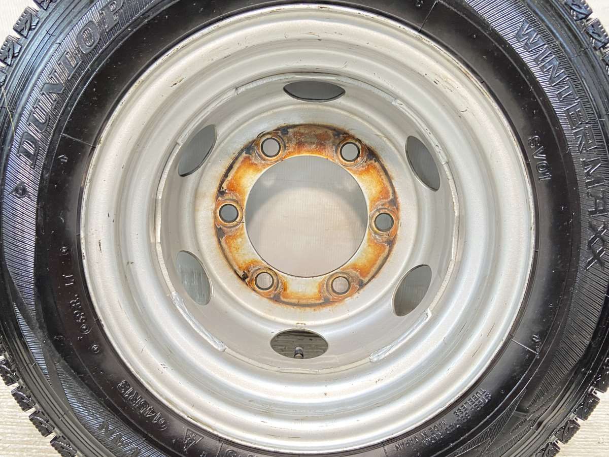 175/75R15 103/101LT ダンロップ ウィンターマックス LT03 15x5.0 ・ 13x4.0 139.7-6穴 中古タイヤ  スタッドレスタイヤ ホイールセット6本 セット w15240830037 - メルカリ