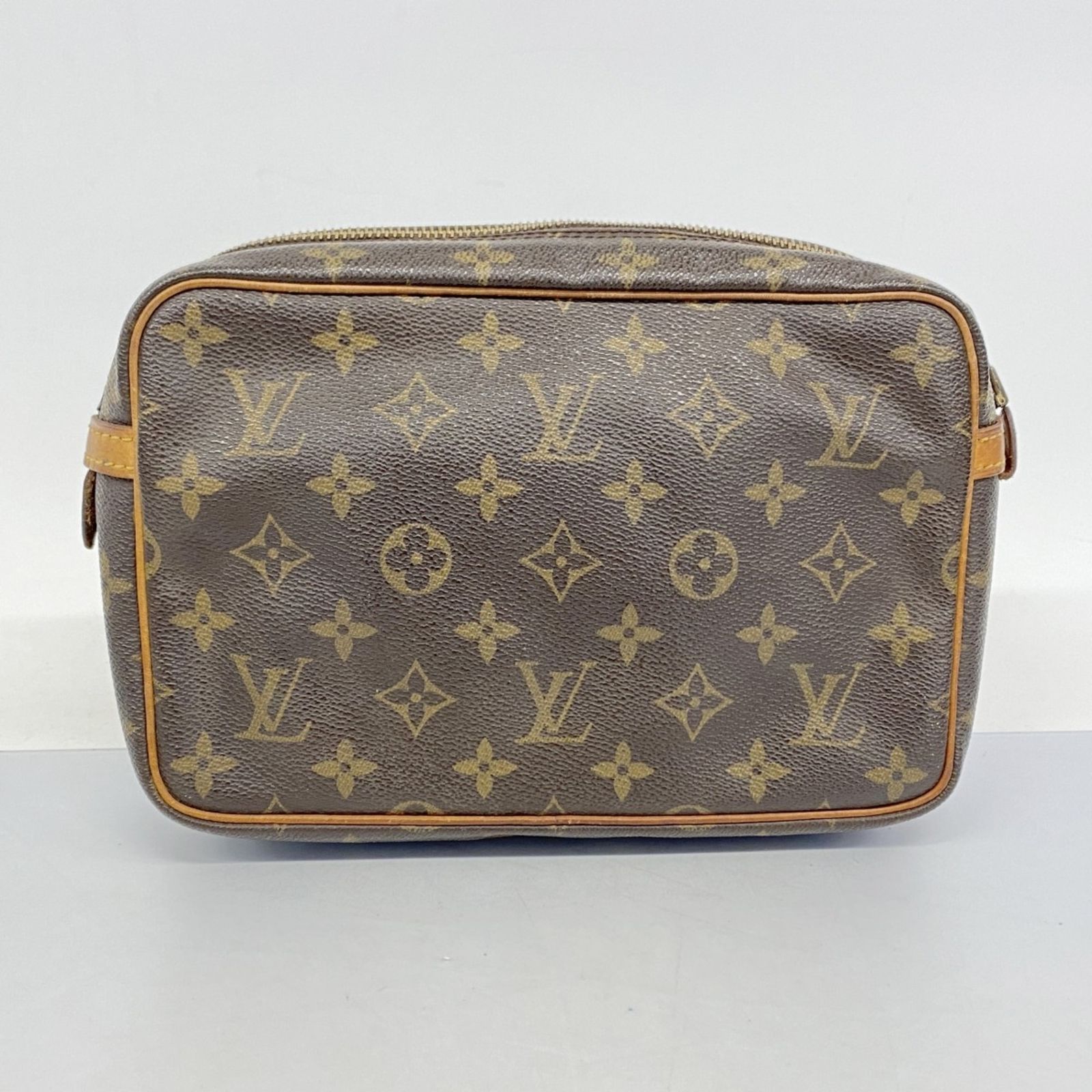専用　ルイヴィトン　コンピエーニュ23 モノグラム クラッチバッグ　ブラウン LOUIS VUITTON 本物 ルイヴィトン LV コンピエーニュ 23