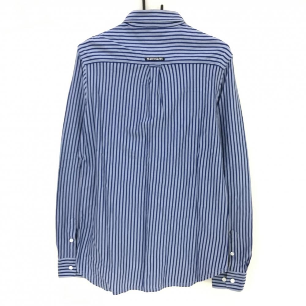 ☆特価☆【超美品】パーリーゲイツ 長袖ポロシャツ ライトブルー