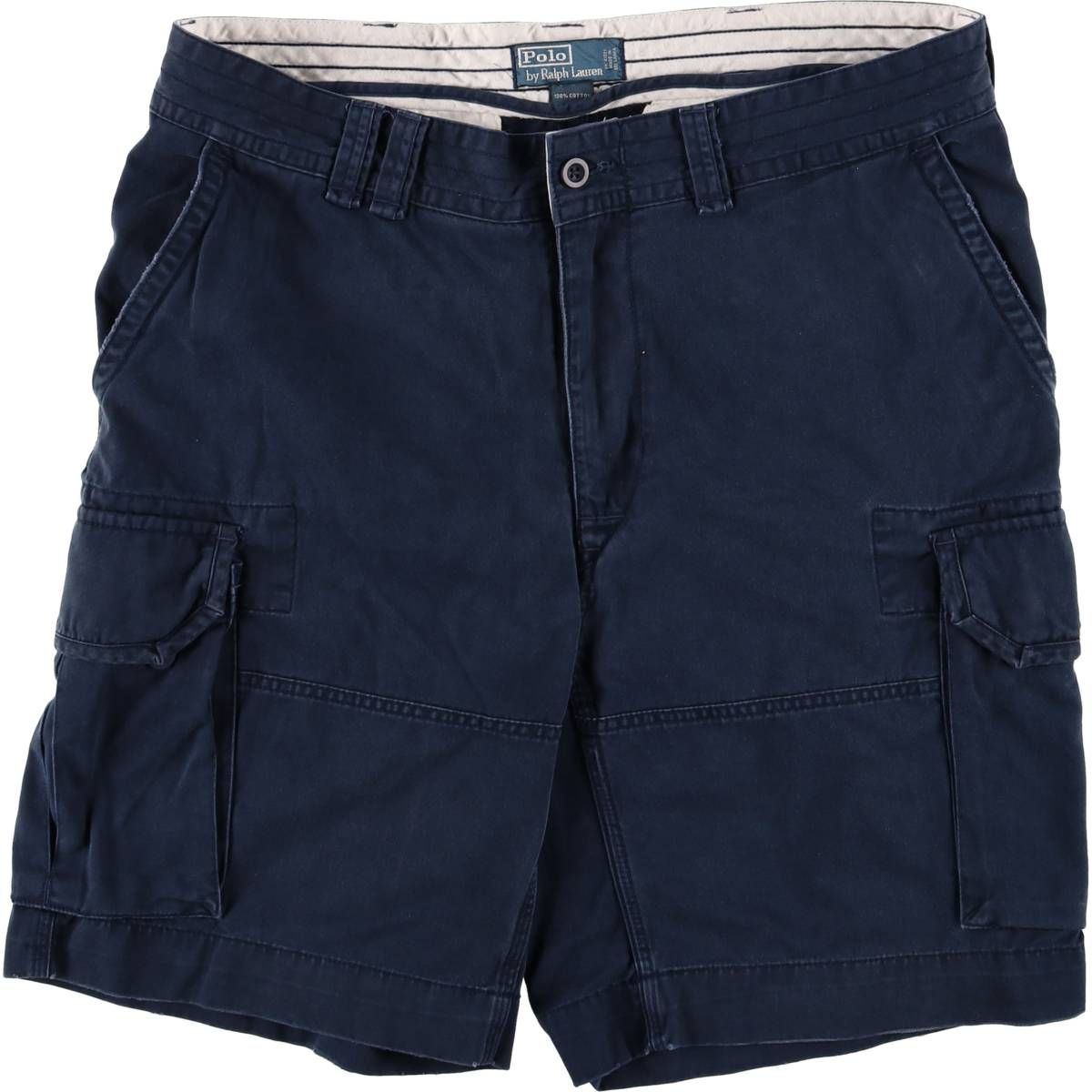 Polo Ralph Lauren カーゴショーツ ネイビー ハーフパンツW38 POLO RALPH LAUREN ポロラルフローレン コットン チノ カーゴ