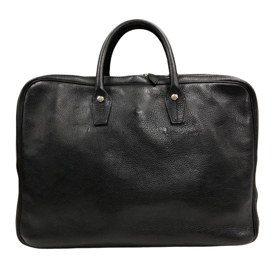 美品】万双 シモーネ シングル天ファスナー 黒 渇い 